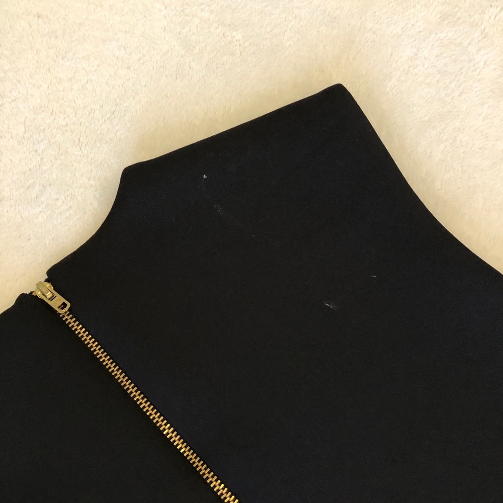 Vneck peplum black dress - Picture 5 of 5